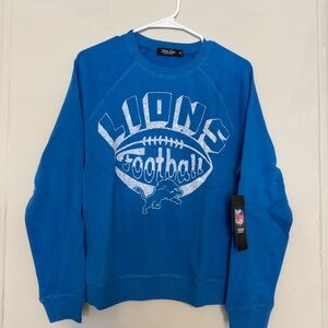 Junk Food Clothing Blue Lions Football Sweatshirt